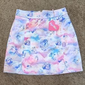 Sugar Thrillz On Cloud Nine Cherub Mini Skirt